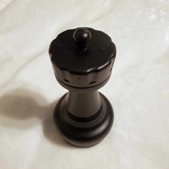 Large Decorative 9 Inch Tall Black Rook Piece Chess Mega Chess Piece - Picture 3 of 4